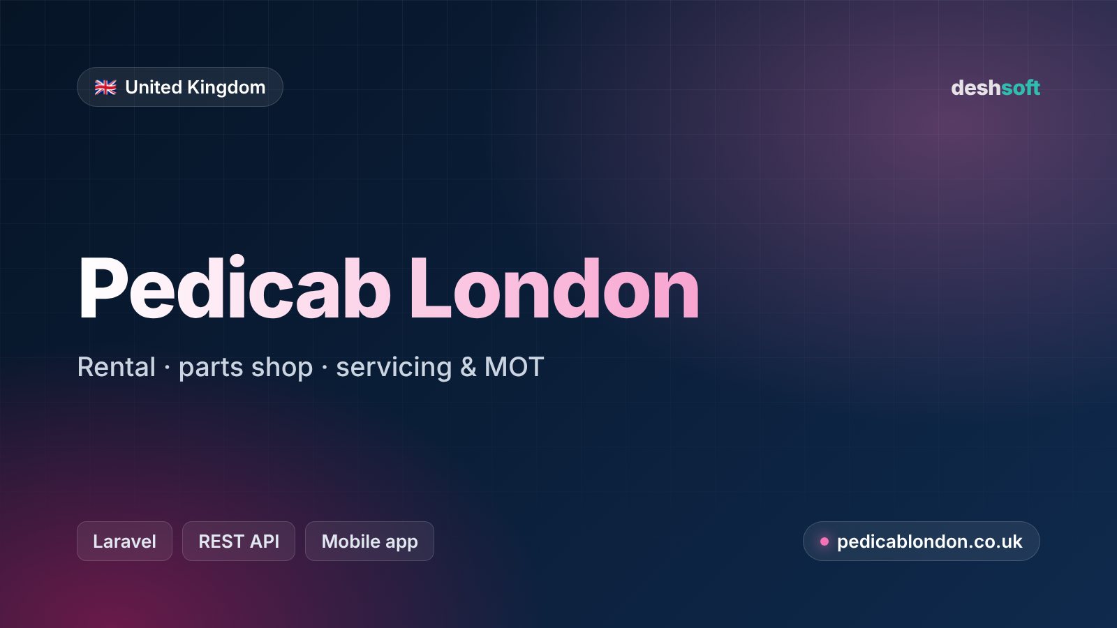 Pedicab London — Rental, Parts & Servicing